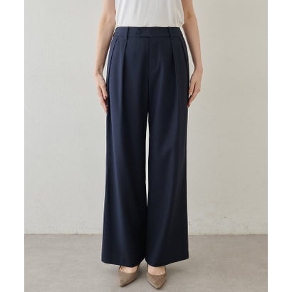 【THE BAAT】Wide trousers （brown）｜詳細画像