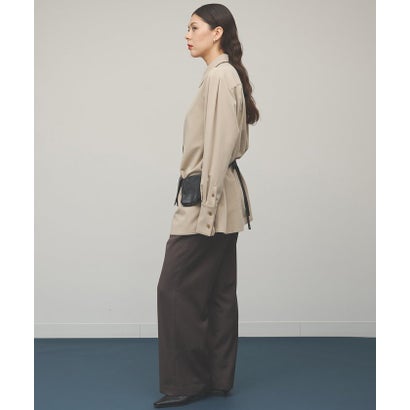 【THE BAAT】Wide trousers （brown）｜詳細画像