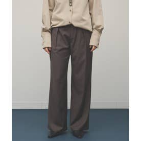 【THE BAAT】Wide trousers （brown）