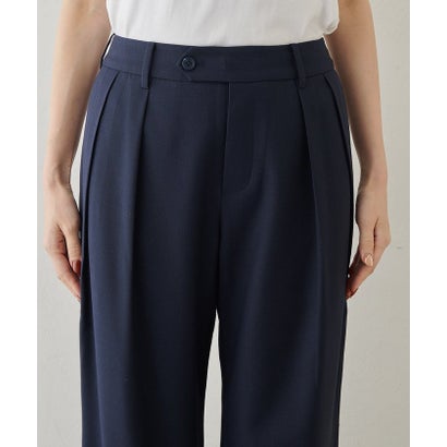 【THE BAAT】Wide trousers （navy）｜詳細画像