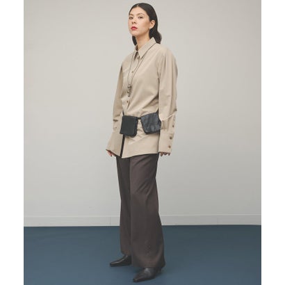 【THE BAAT】Wide trousers （navy）｜詳細画像
