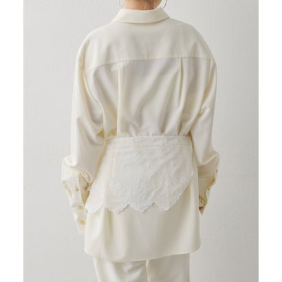 【THE BAAT】VOLUME SHIRTS （beige）｜詳細画像