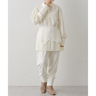 【THE BAAT】VOLUME SHIRTS （beige）｜詳細画像