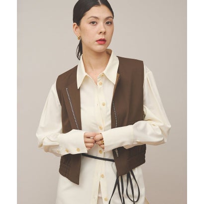 【THE BAAT】VOLUME SHIRTS （beige）｜詳細画像
