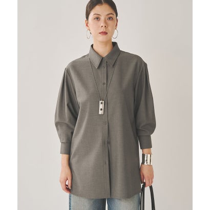 【THE BAAT】VOLUME SHIRTS （beige）｜詳細画像