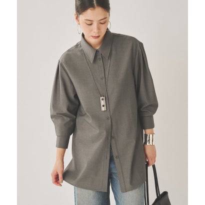 【THE BAAT】VOLUME SHIRTS （beige）｜詳細画像