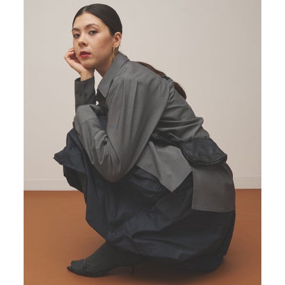 【THE BAAT】VOLUME SHIRTS （gray）｜詳細画像