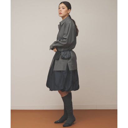 【THE BAAT】Volume skirt （navy）｜詳細画像