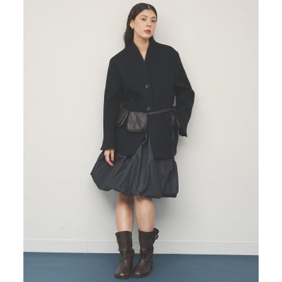 【THE BAAT】Volume skirt （navy）｜詳細画像