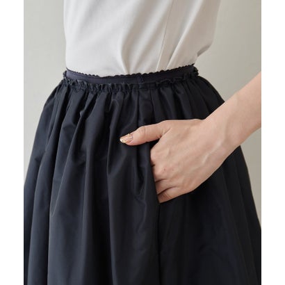【THE BAAT】Volume skirt （navy）｜詳細画像