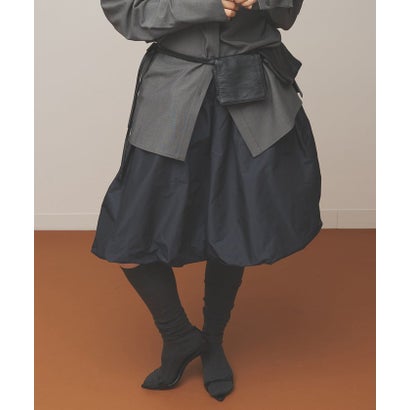 【THE BAAT】Volume skirt （navy）｜詳細画像