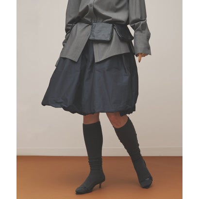 【THE BAAT】Volume skirt （navy）｜詳細画像