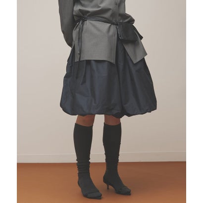 【THE BAAT】Volume skirt （navy）｜詳細画像