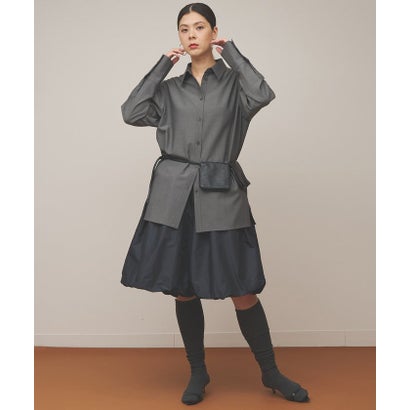 【THE BAAT】Volume skirt （navy）｜詳細画像