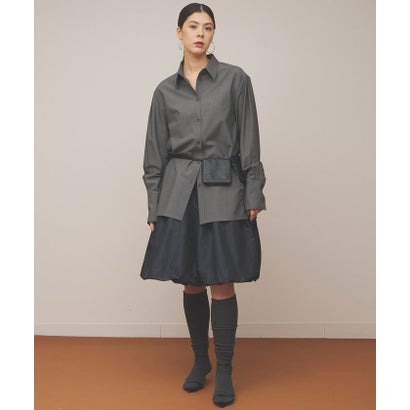 【THE BAAT】Volume skirt （navy）｜詳細画像