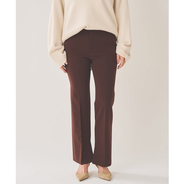 サイドスリットパンツ （brown）