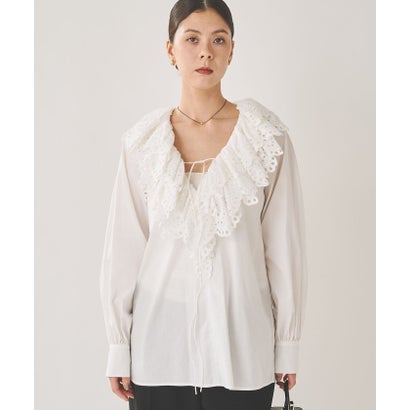 ラッセルレースブラウス （offwhite）｜詳細画像