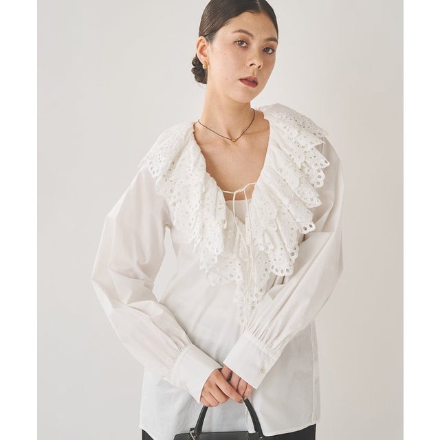ラッセルレースブラウス （offwhite）