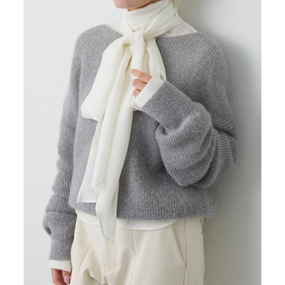 ウィムガゼット Whim Gazette モヘヤラメニットプルオーバー （offwhite）｜詳細画像