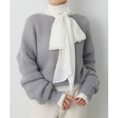 ウィムガゼット Whim Gazette モヘヤラメニットプルオーバー （offwhite）｜詳細画像