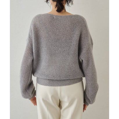 ウィムガゼット Whim Gazette モヘヤラメニットプルオーバー （offwhite）｜詳細画像