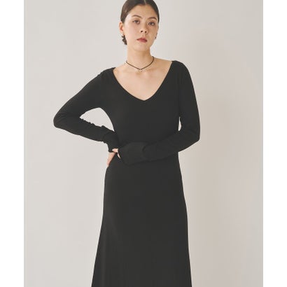 ロングニットワンピース （black）｜詳細画像