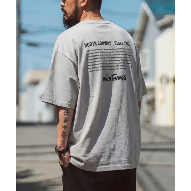 ≪別注≫ヒストリーバックプリントTee （グレー）