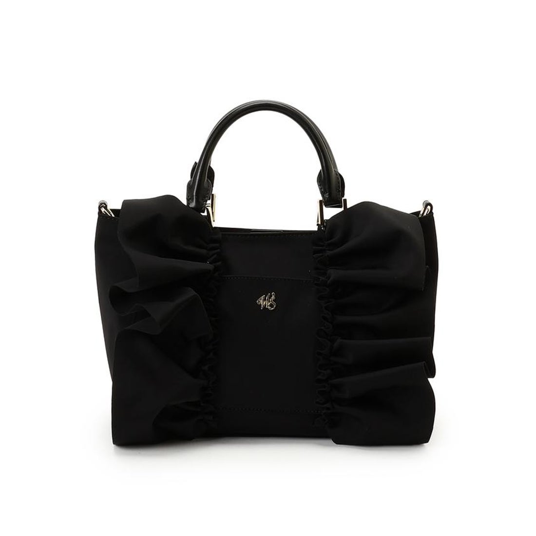 ウィルセレクション WILLSELECTION ネオプレンフリルバッグ （ブラック 