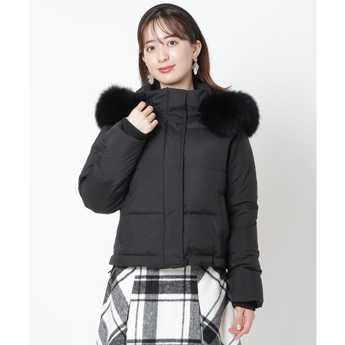 pallas palace25aw ダウン 2通りショール襟ショートコート - メルカリ 