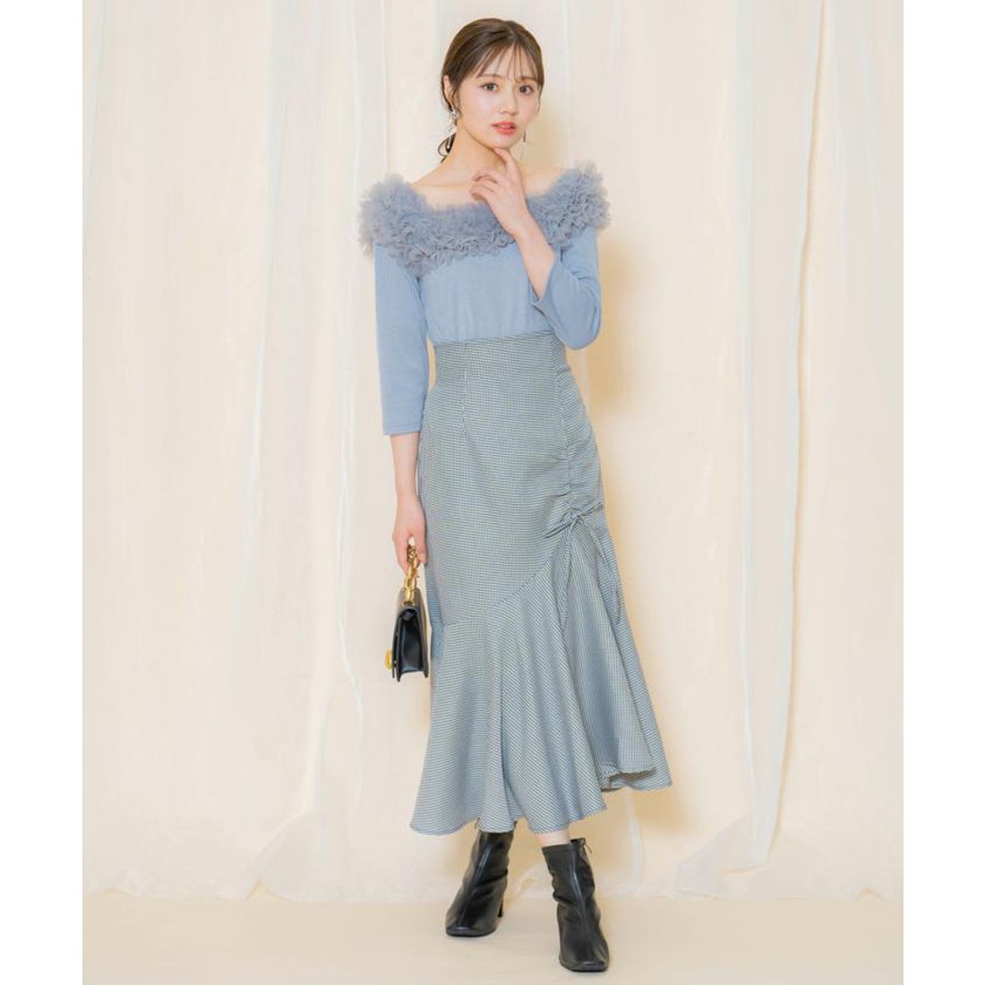 ウィルセレクション WILLSELECTION チュールフリルテレコトップス