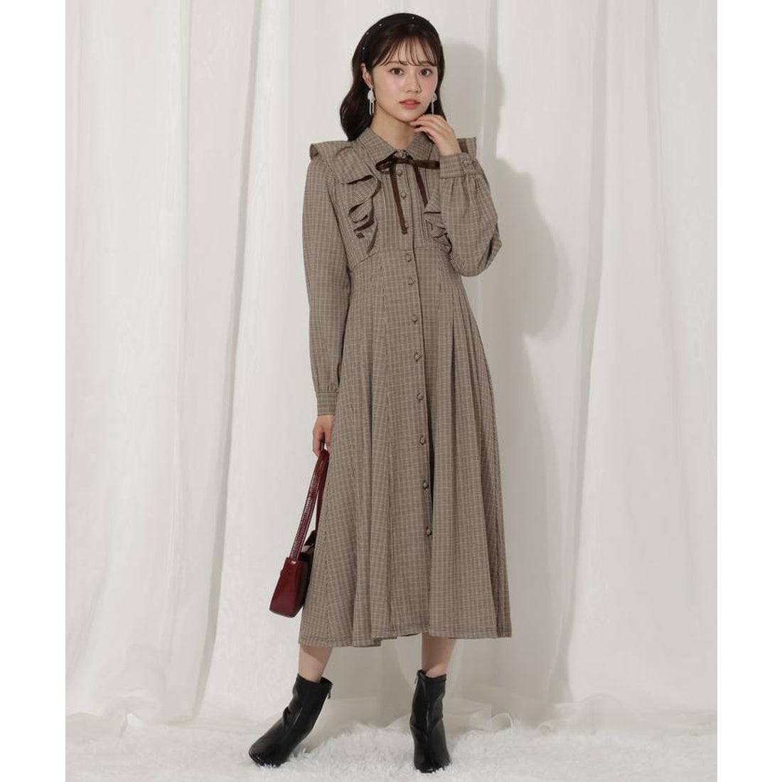 ウィルセレクション WILLSELECTION ラッフルフリルタックウエスト