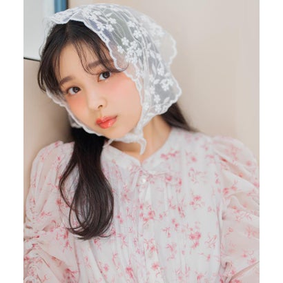 ウィルセレクション WILLSELECTION ピンタックウエストシャーリングフラワーワンピース （パープル系花柄）｜詳細画像