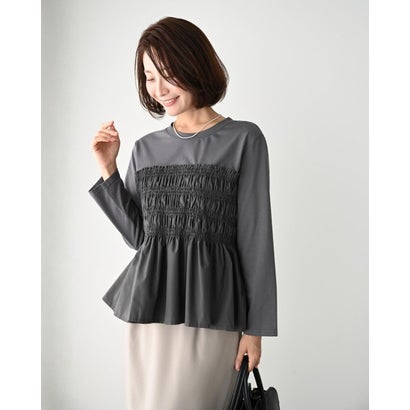 くびれ服に任せました （グレー）｜詳細画像