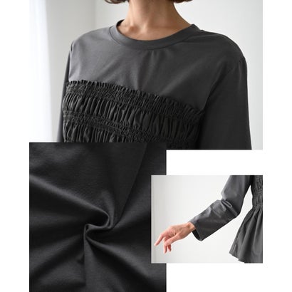 くびれ服に任せました （グレー）｜詳細画像