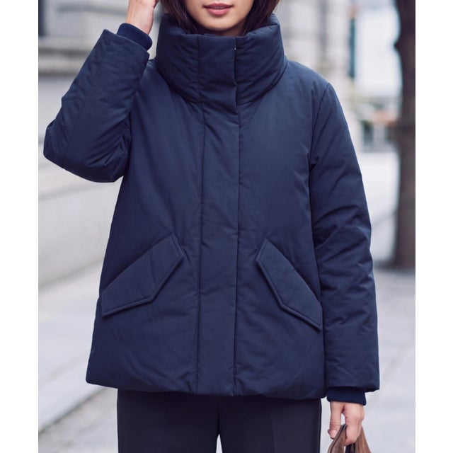LUXURY COCOON JACKET/ラグジュアリーコクーンジャケット WWOU1029P （ブラック）