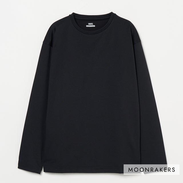 【別注】＜MOONRAKERS＞MOON-TECHオーバーサイズロンT （ネオブラック）