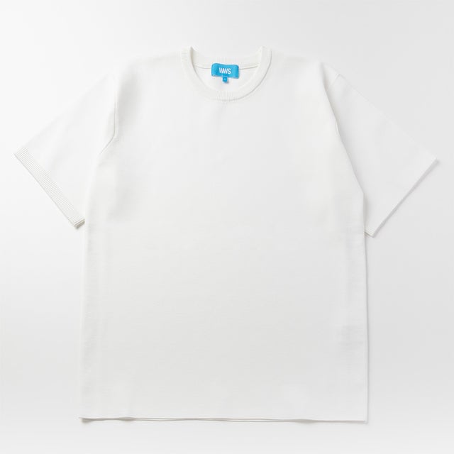 
                  洗えるニットTシャツ （ホワイト）