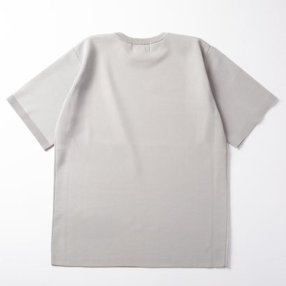 洗えるニットTシャツ （ライトグレー）｜詳細画像