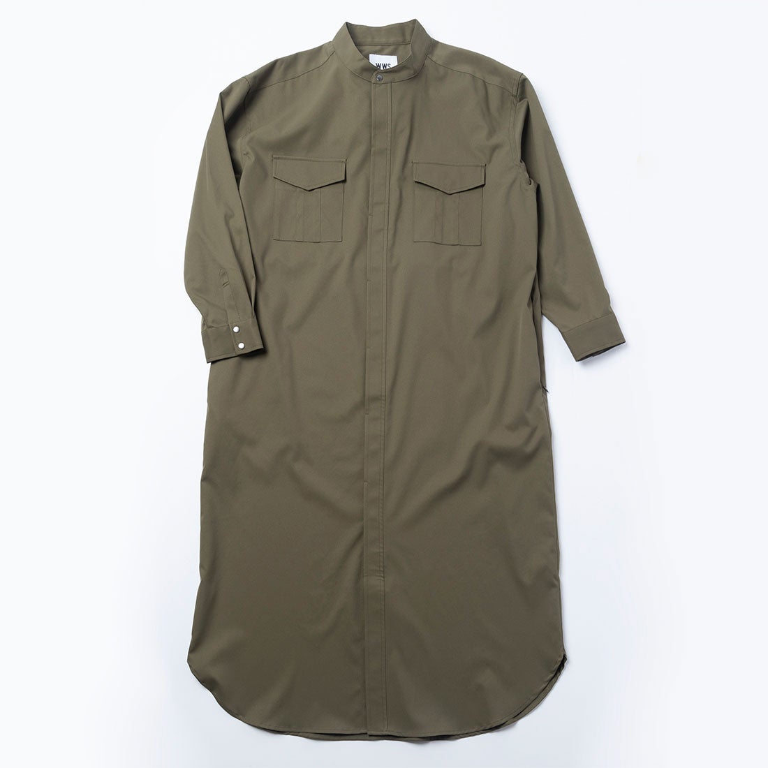 3WAYシャツワンピースコート （オリーブ） -WWSワークウェアスーツ公式