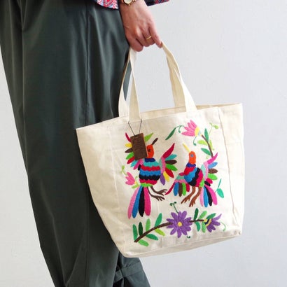 ウーヴン WOVEN 刺繍バッグ スモール トートバッグ otomi-s-bag-multi （MULTI）｜詳細画像