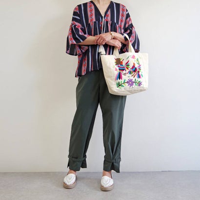 ウーヴン WOVEN 刺繍バッグ スモール トートバッグ otomi-s-bag-multi （MULTI）｜詳細画像