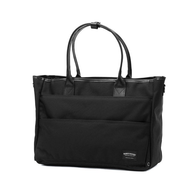 正規品2年保証 トートバッグ メンズ レディース ブランド ビジネス 通勤 軽量 防水 旅行 高強度 日本製 A4 B4 15.6L WR トート WRバリスティック ZWB-G-023 （ブラック）