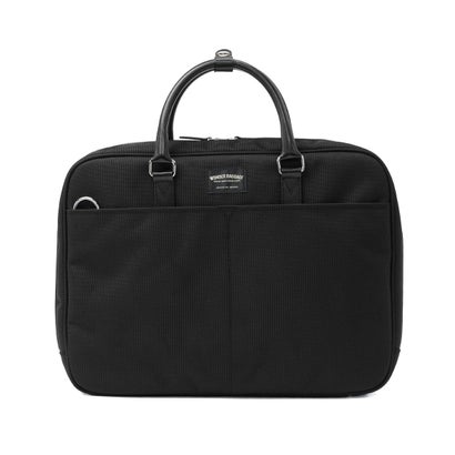 ワンダーバゲージ WONDER BAGGAGE 正規品2年保証 ビジネスバッグ メンズ レディース ブリーフケース トート 通勤 軽量 16インチ PC収納 横型 手持ち 連結 底鋲 日本製 A4 6.7L GOODMANS MG WB-G-040 （ネイビー）｜詳細画像