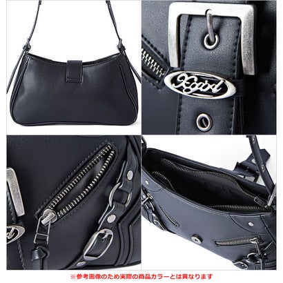 ZIP AND BELT FAUX LEATHER BAG BROWN [105264053012] （BROWN）｜詳細画像