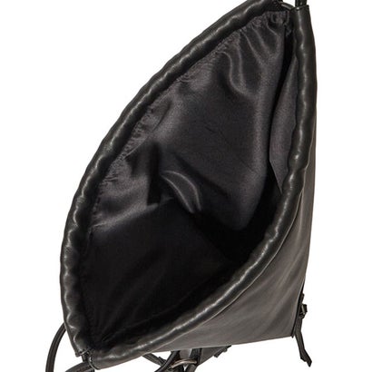 FAUX LEATHER UTILITY KNAPSACK BLACK [105264053003] （BLACK）｜詳細画像