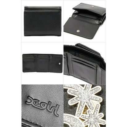GLITTER XG LOGO MINI WALLET BLACK [105264054009] （BLACK）｜詳細画像