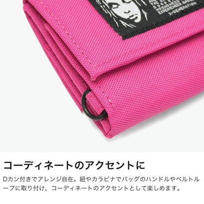 財布 レディース かわいい コンパクト 小さい 小さめ ミニ ミニ財布 ブランド お札おれない 三つ折り財布 FACE LABEL SMART MINI WALLET 105263054012 （BLACK）｜詳細画像