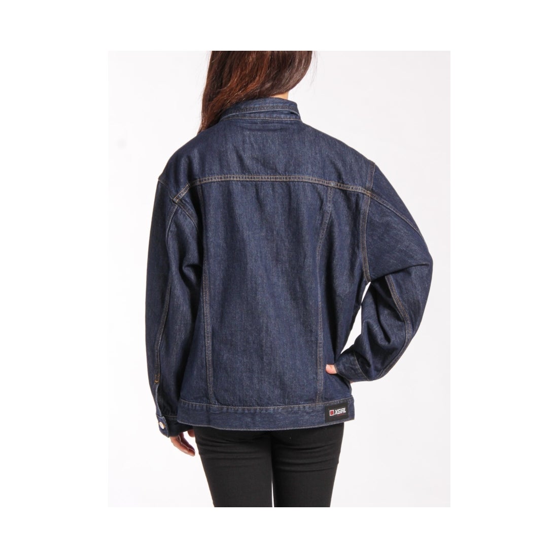 X-girl WIDEJACKETW/BIGPOCKET BLACK -ファッション通販 FASHION WALKER