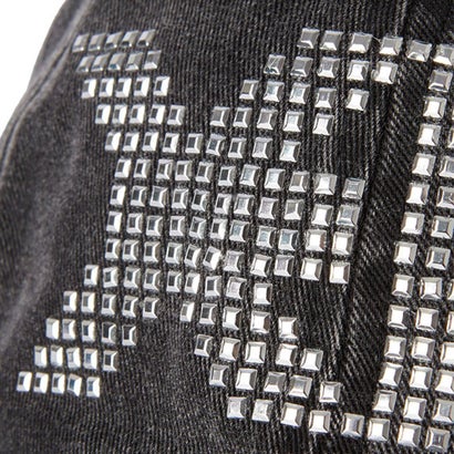 SQUARE STUDDED LOGO 6PANEL CAP BLACK [105264051002] （BLACK）｜詳細画像
