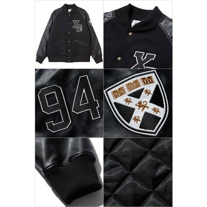 FACE PATCH STADIUM JACKET BLACK [105264021007] （BLACK）｜詳細画像
